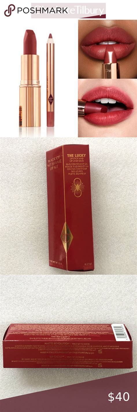 Charlotte Tilbury Walk Of No Shame Lip Duo Nib In Matte