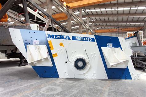 Process Screener Mgs Series Meka Crushing Screening And Concrete