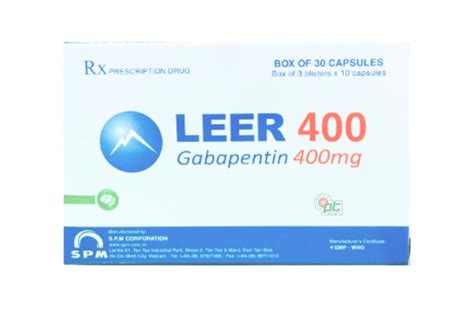 Thuốc Leer 400mg điều Trị động Kinh Cục Bộ Viêm Các Dây Thần Kinh Hộp