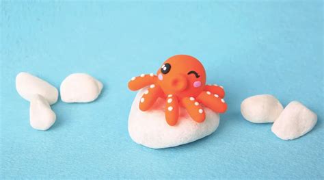 Air Dry Clay Ideas How To Make A Cute Clay Octopus