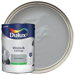 Dulux Silk Emulsion Paint Warm Pewter L Dulux Chic Shadow