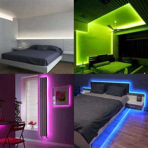 Fita Led 5050 RGB Colorida 5 metros Prova D'água com Controle e Fonte ...