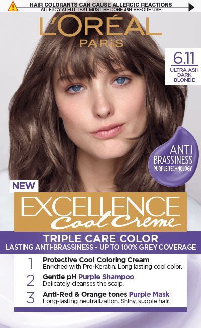 LOréal Paris hajfesték EXCELLENCE Cool Cremes Ultra Ash Dark Blonde PinkPanda hu