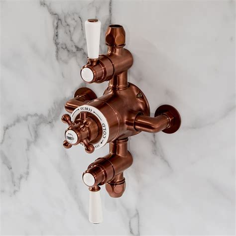 Milano Elizabeth Brushed Copper Traditional Triple Exposed