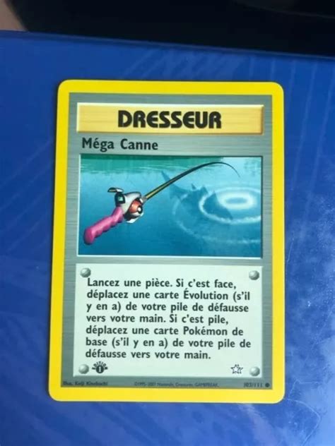 CARTE POKÉMON MÉGA Canne 103 111 Edition 1 Neo Genesis Wizards EUR 8 00