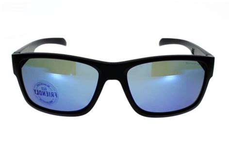 Lunettes De Soleil Homme Demetz Drum Noir Mat Verre Miroir Bleu Glacial