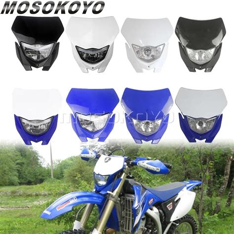 Motorcycle Supermoto Headlight Motocross Enduro Dirt Bike Head Light