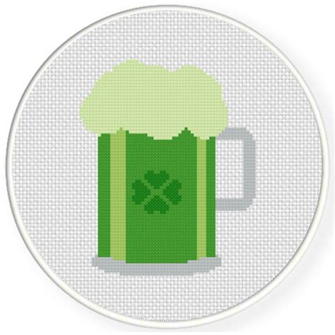 Charts Club Members Only Beer And Clovers Cross Stitch Pattern Daily