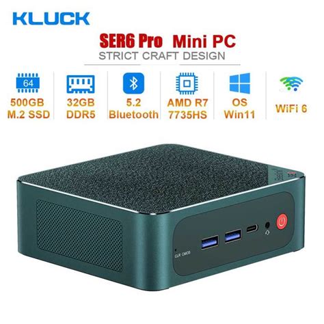 Beelink Ser Pro Mini Pc Amd Ryzen Hs Rdna Ddr Gb Ssd