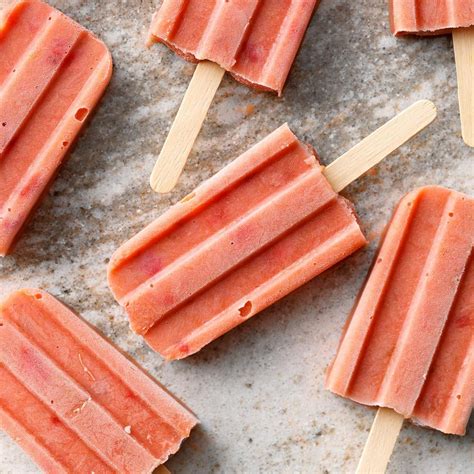 Strawberry Rhubarb Ice Pops Recipe How To Make It