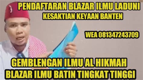 PENDAFTARAN IZAZAH ILMU Al HIKMA KEBATINAN KESAKITAN YouTube