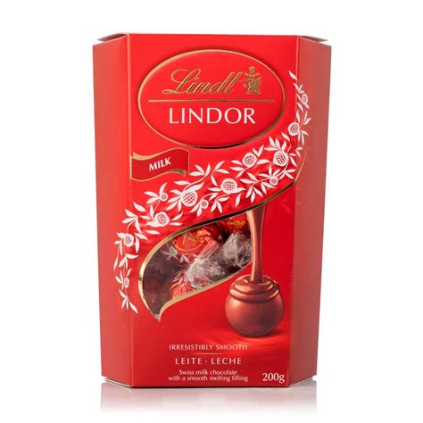 Chocolate Suíço Lindt Lindor Milk Caixa 200 G Mega Box Atacadista