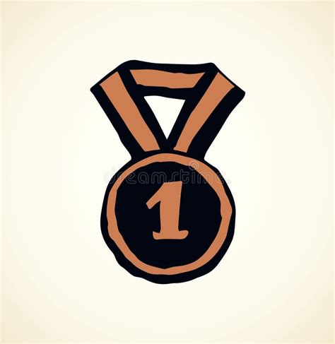 Medal Vector Drawing Stock Vector Illustration Of Honor