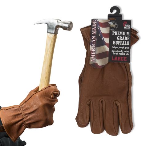 Safety Work Gloves Smooth Grain Cowhide Leather Work Gloves Pbr Extra