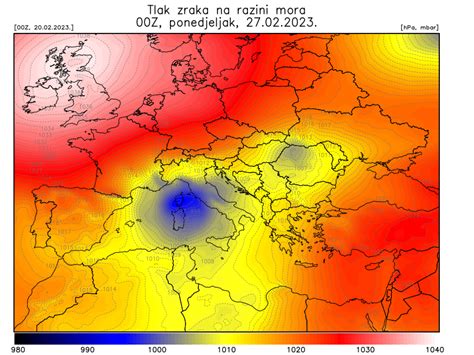 Istramet On Twitter Za Kraj Klimatolo Ke Zime Prodor Hladnog Zraka