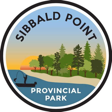 Park Crest Sticker Sibbald Point Ontario Parks