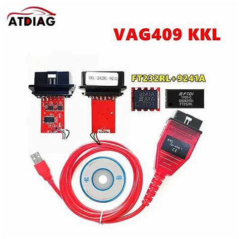 New Vag Red Pcb Board A Chip Vag Kkl Ftdi Ft Rl For Vag