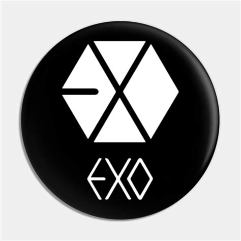 Exo Logo Exo Logo Pin Teepublic