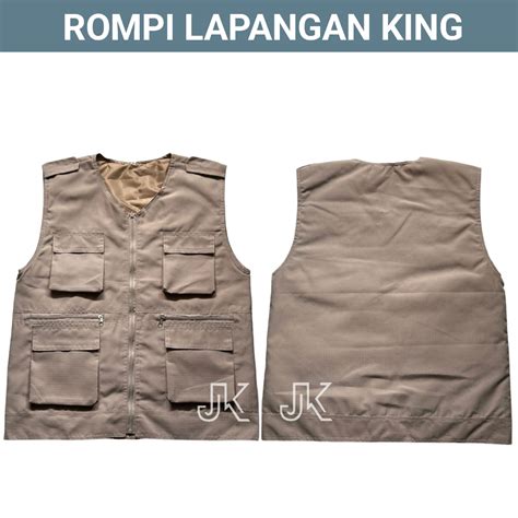 Jual Rompi Lapangan King Rompi Lapangan Outdoor Multifungsi Rompi