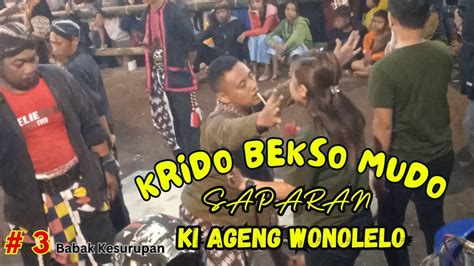 KRIDO BEKSO MUDO 3 SAPARAN KI AGENG WONOLELO PONDOK WONOLELO