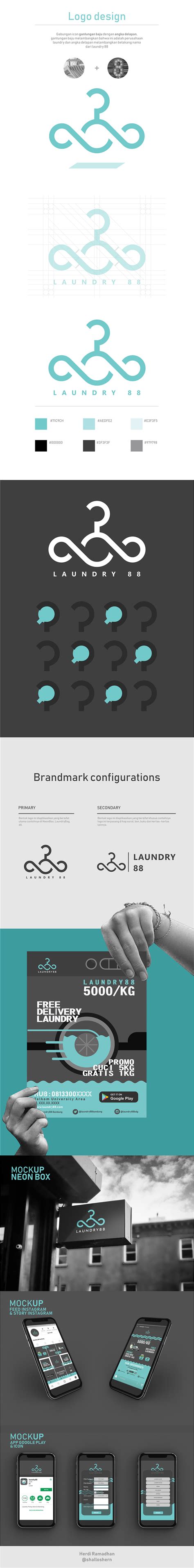 Branding / Logo Laundry 88 :: Behance
