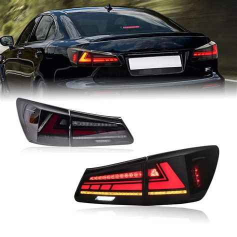 Buy HCMOTIONZ HCmotion Tail Lights Assembly For 2006 2013 Lexus IS250