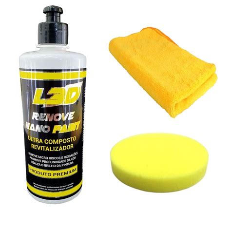 Polidor De Pintura Automotivo Renove Nano Paint L D Ml Para Todas