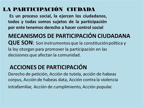 Participacion Ciudadana Definicion Deangga