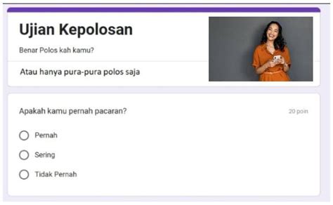 Link Tes Ujian KEPOLOSAN Via Docs Google Form Ayo Ungkap Sepolos Apa