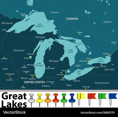 7 Map Of The Great Lakes Ideas In 2021 Wallpaper