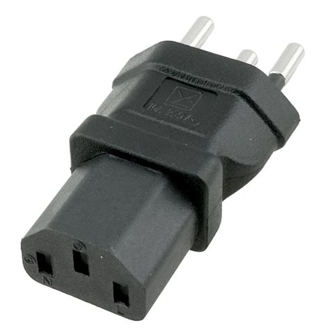 Iec C13 To Swiss Sev 1011 Plug Adapter Signalpower