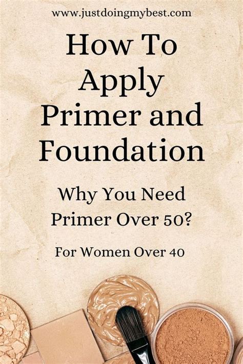 How To Apply Primer And Foundation To Mature Skin Why Do I Need Primer