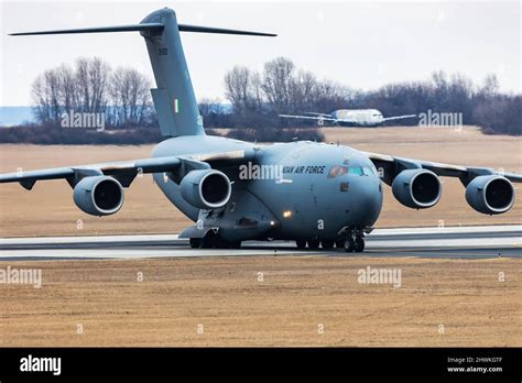 Budapest Hungary March 5 2022 Indian Air Force Boeing C 17A