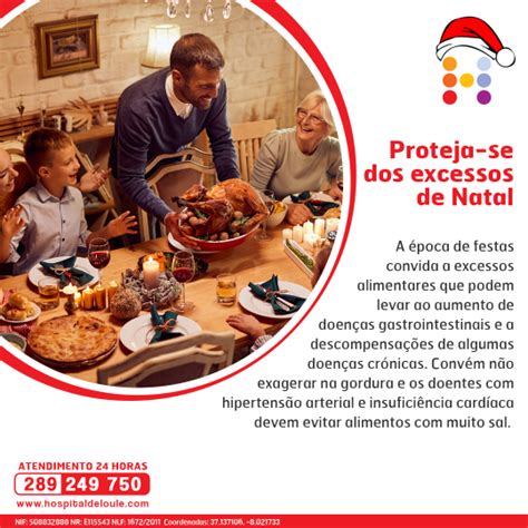 Proteja se dos excessos do Natal Clínica internacional de Vilamoura