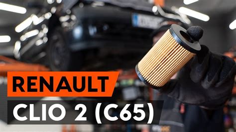 How To Change Oil Filter And Engine Oil On Renault Clio C