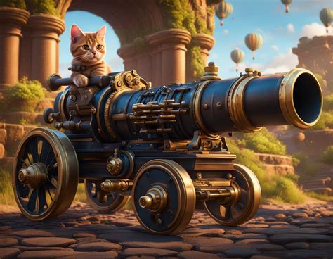 Gatling Gun Murder Kitty Pixardreamworks Masterpiece Detailed Matte