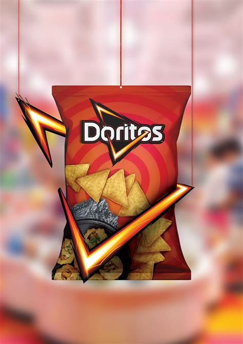 Doritos Chips Package Design With Hanging Dangler Behance