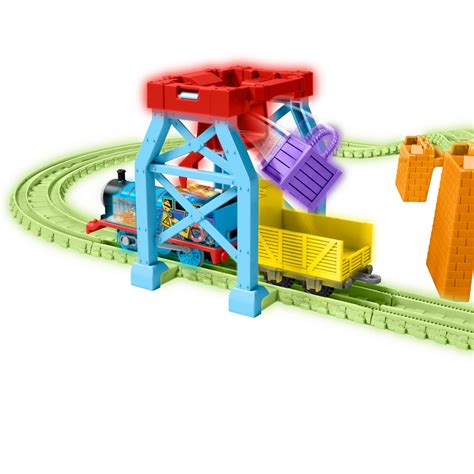 Thomas Friends Trackmaster Hyper Glow Night Delivery Track Set With