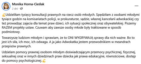 Monika Horna Cieślak nowym Rzecznikiem Praw Dziecka Jest decyzja