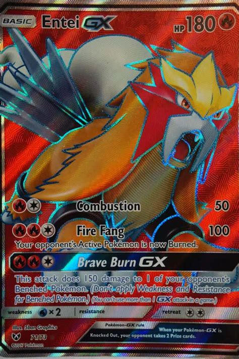 Entei Gx Full Art Pocket Monster