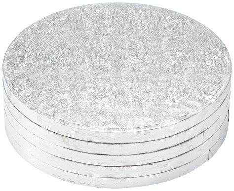 8 Round Silver Foil Cake Board | DecoPac