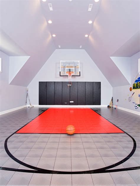 Basketball Floor Home Design Ideas, Pictures, Remodel and Decor