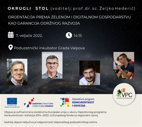 Grad Valpovo Okrugli Stol U Sklopu Projekta Razvoj Poduzetni Tva U