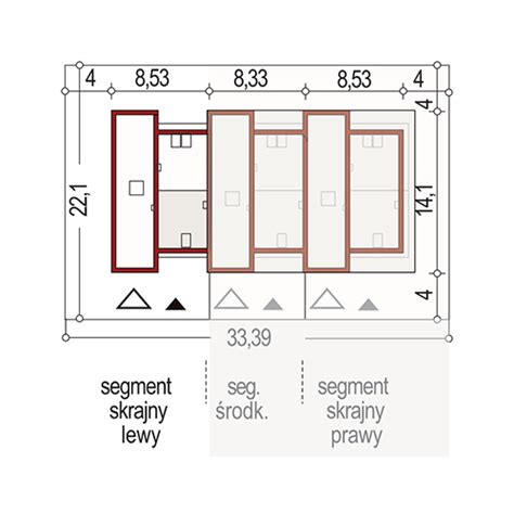 Projekt Domu AS063 Adam Segment Lewy Murator Projekty