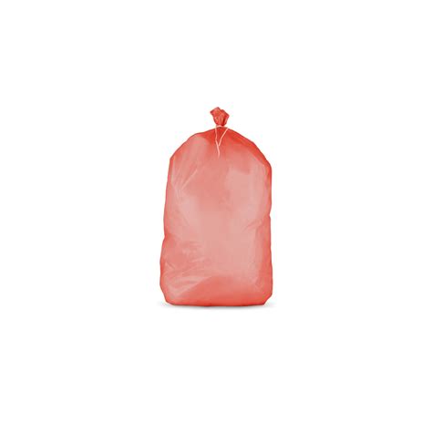 Sacs poubelle 130L rouge 55µ lien classique Paredes Paredes