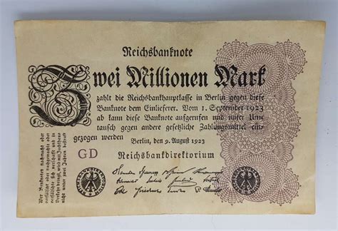 Notgeld Millionen Mark Militariasammlermarkt De