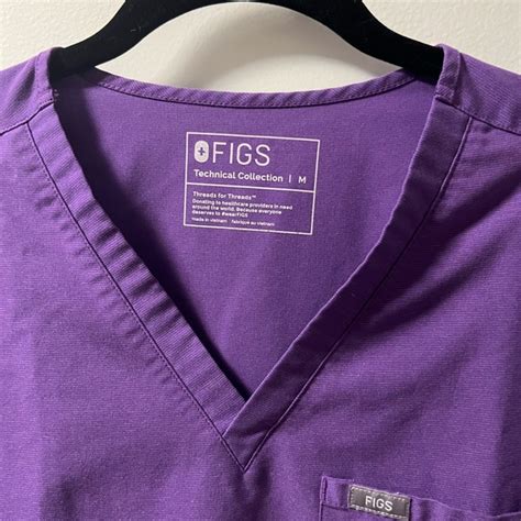 Figs Tops Figs Electric Purple Catarina Scrub Top Poshmark