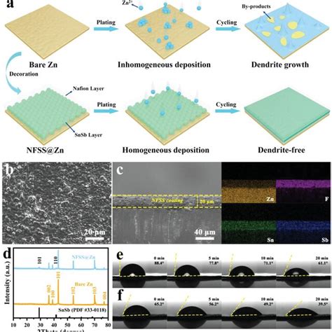 A Schematic Diagram Showing Zn Deposition Using Bare Zn And Nfss Zn Download Scientific
