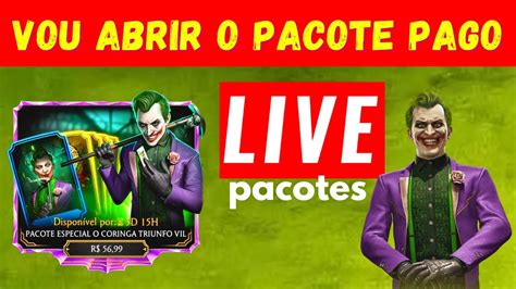 MK Mobile Vou Abrir O Pacote Pago Do Coringa Pacotes YouTube