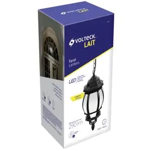 Col L Truper Arbotante De Led W Tipo Farol Colgante Negro